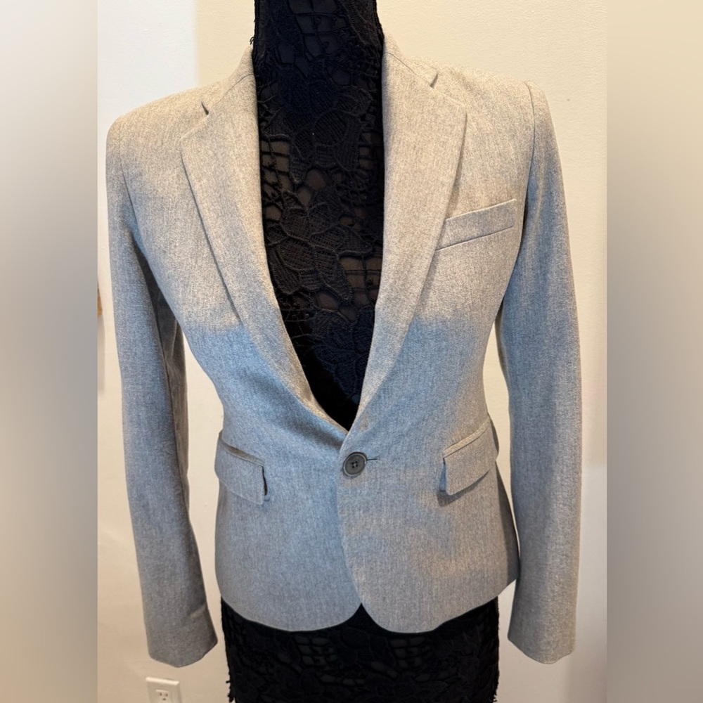 Black Label Ralph Lauren cashmere blend wool Light Gray Blazer